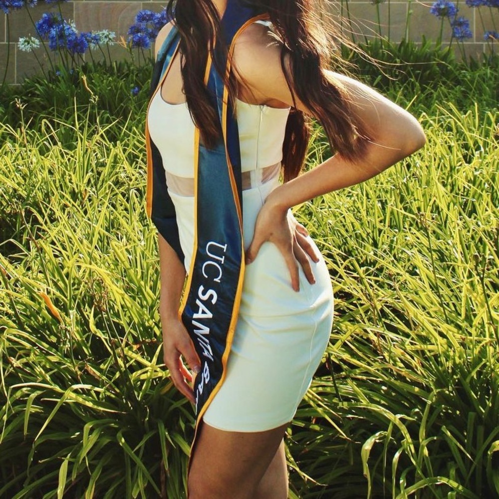 Grad dress Lulu’s Exclusive: white mini dress